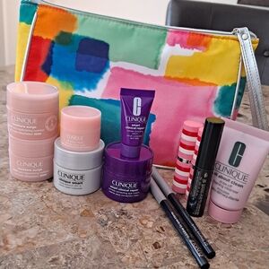 NEW Clinique Makeup & Skincare 12 Piece Bundle